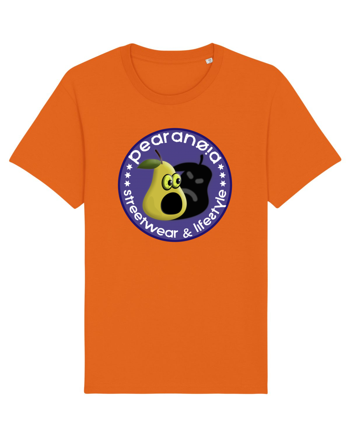 Tricou mânecă scurtă Unisex Rocker Bright Orange