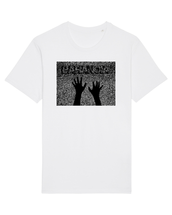 Paranoia Static TV New Trend, Streetwear & Lifestyle  Smart  Design White