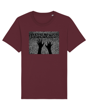 Paranoia Static TV New Trend, Streetwear & Lifestyle  Smart  Design Burgundy
