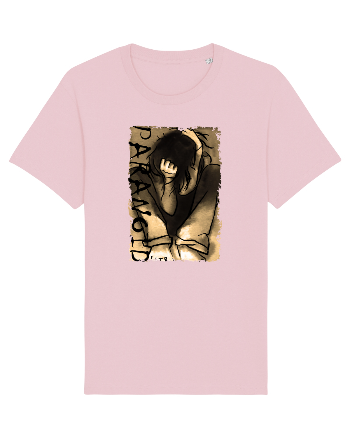 Tricou mânecă scurtă Unisex Rocker Cotton Pink