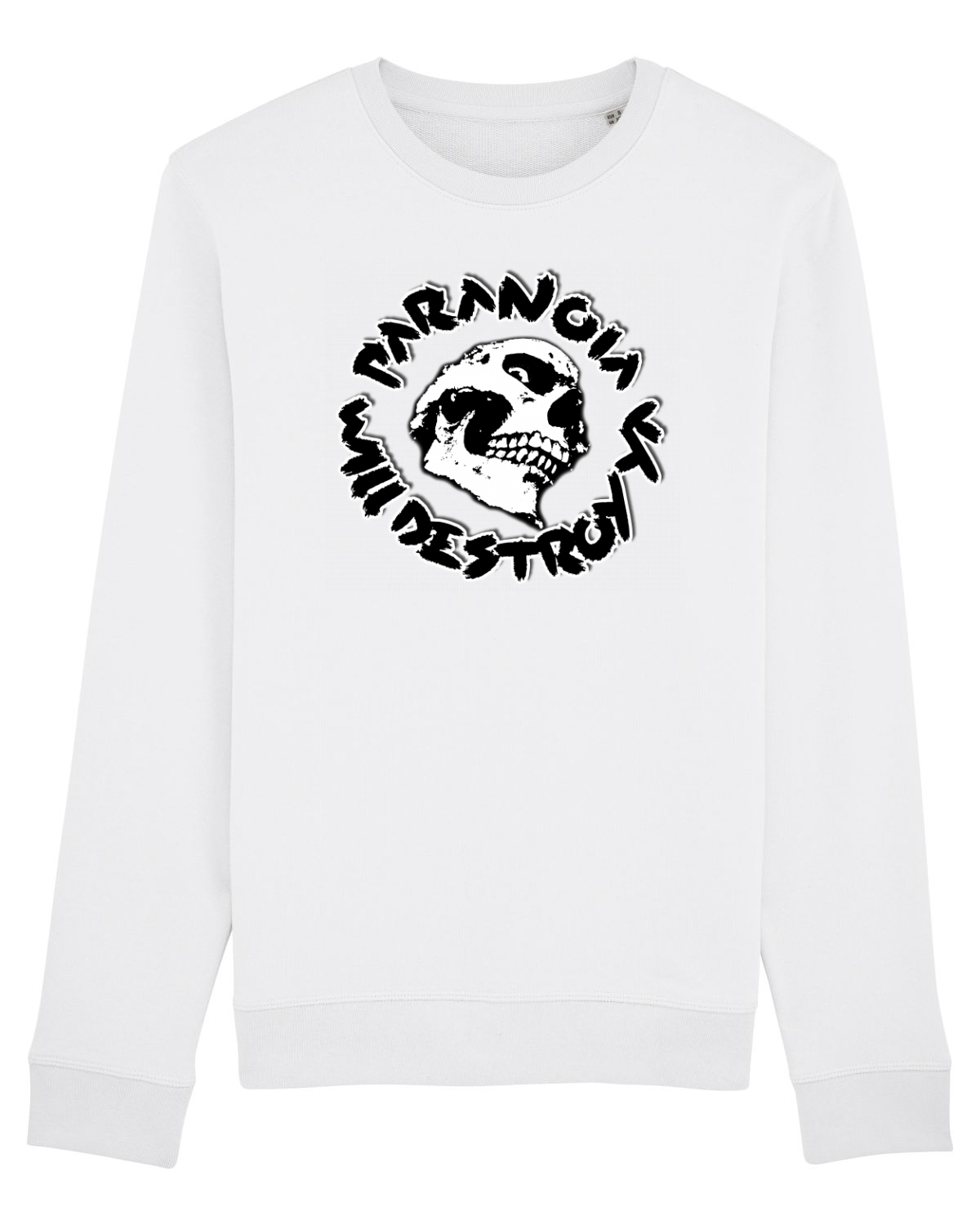 Bluză mânecă lungă Unisex Rise White