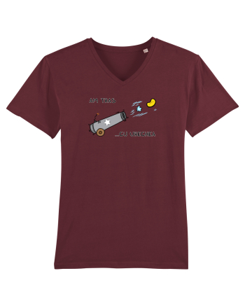 Am tras cu urechea Burgundy