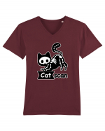 Cat Scan  Tricou mânecă scurtă guler V Bărbat Presenter