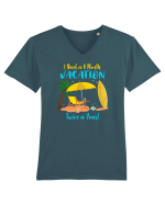 VACATION Tricou mânecă scurtă guler V Bărbat Presenter