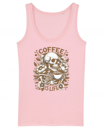 Coffee is Life Cotton Pink