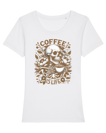 Coffee is Life White