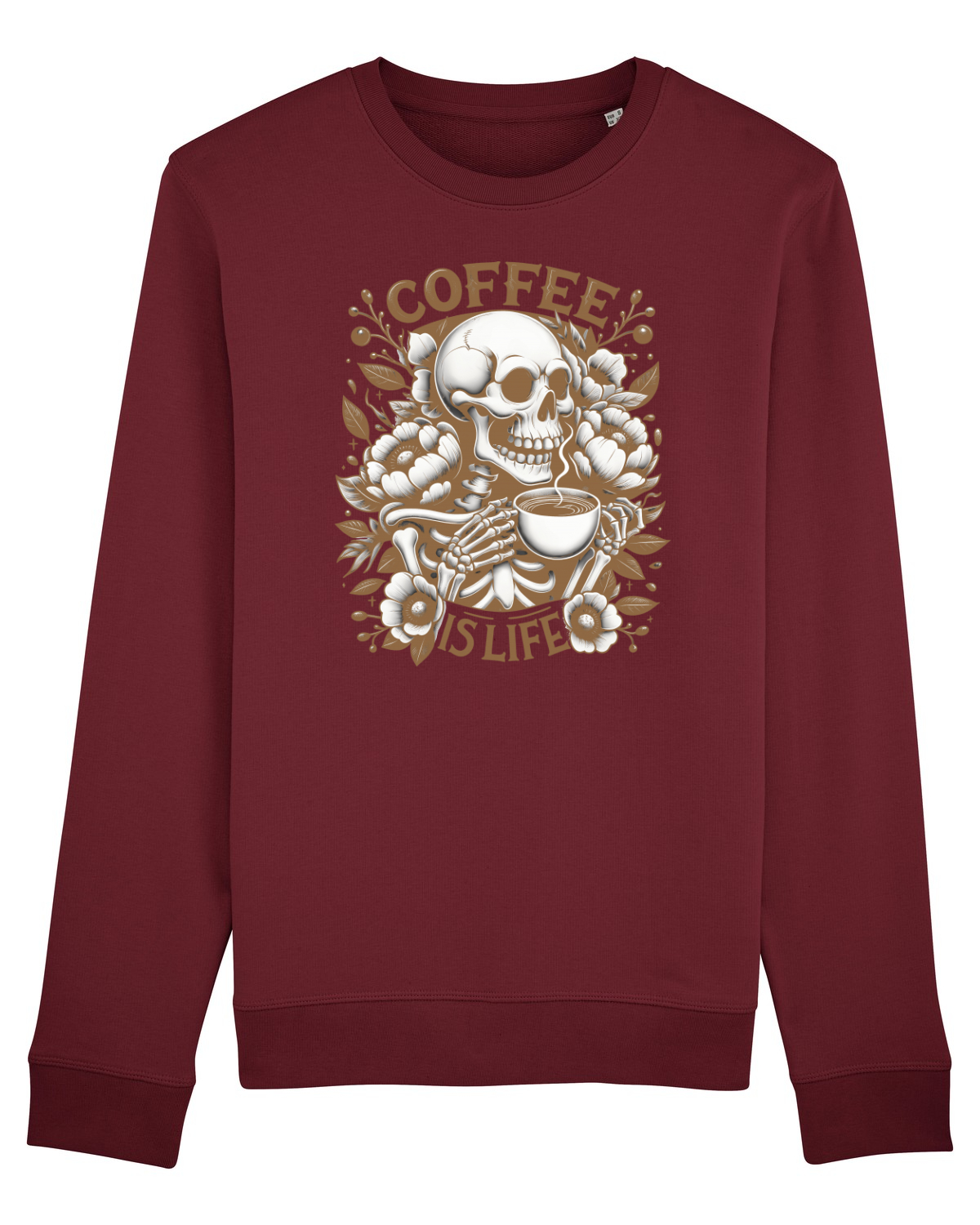 Bluză mânecă lungă Unisex Rise Burgundy