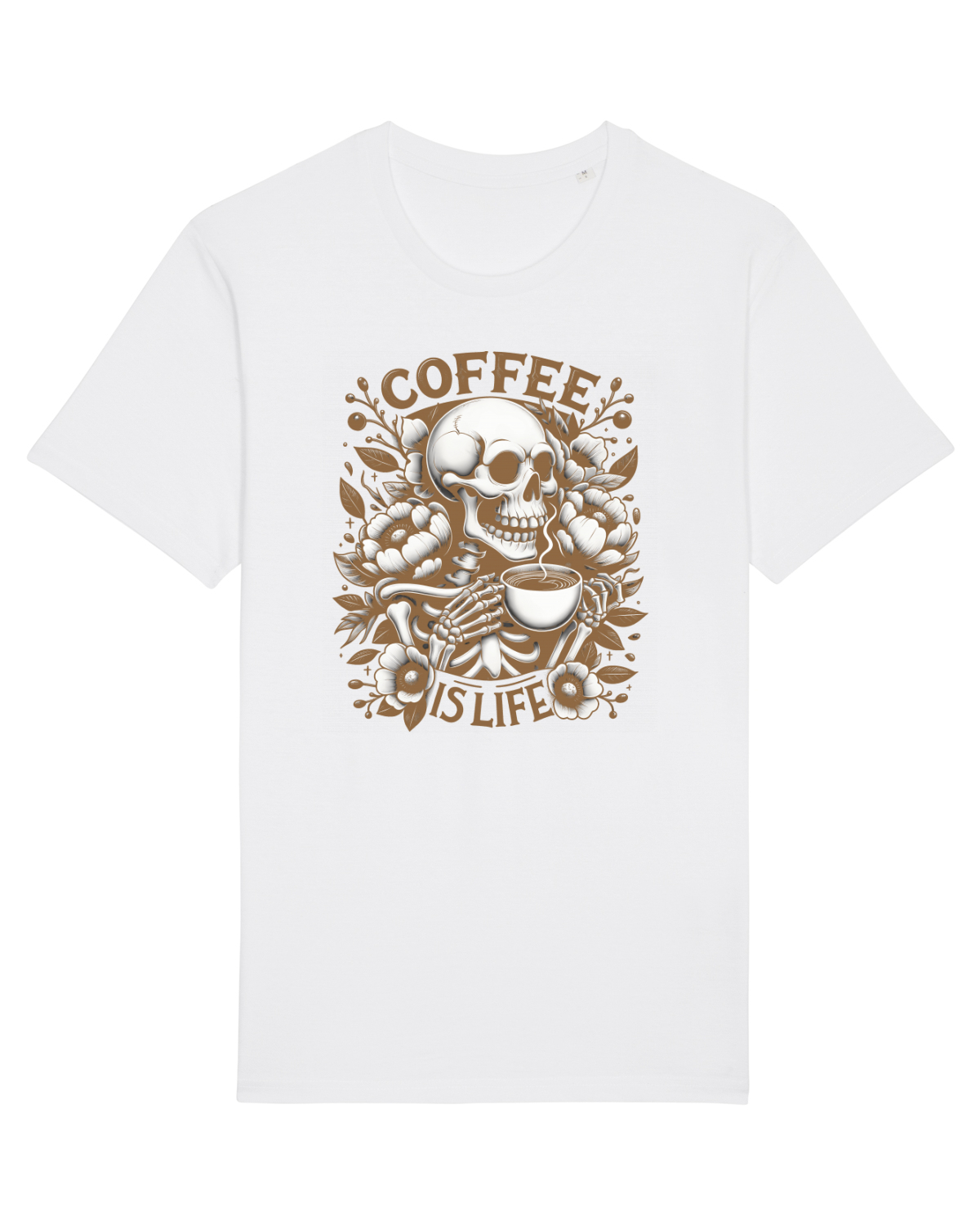 Tricou mânecă scurtă Unisex Rocker White
