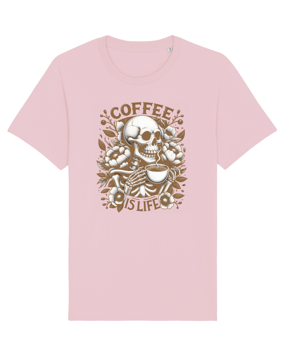 Tricou mânecă scurtă Unisex Rocker Cotton Pink