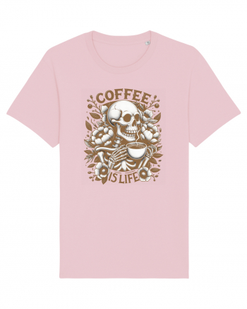 Coffee is Life Cotton Pink