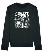 Coffee Makes Me Nicer Bluză mânecă lungă Unisex Rise