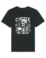 Coffee Makes Me Nicer Tricou mânecă scurtă Unisex Rocker