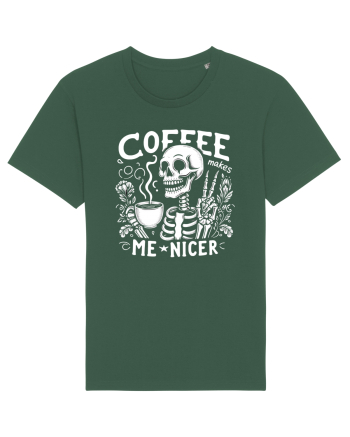 Coffee Makes Me Nicer Bottle Green