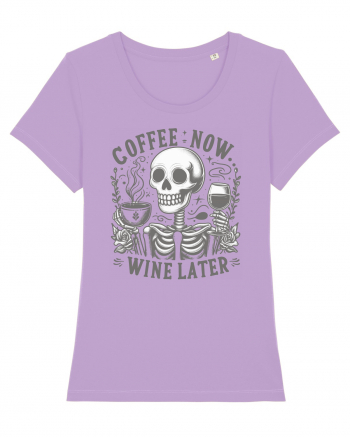 Coffee Now Wine Later Lavender Dawn