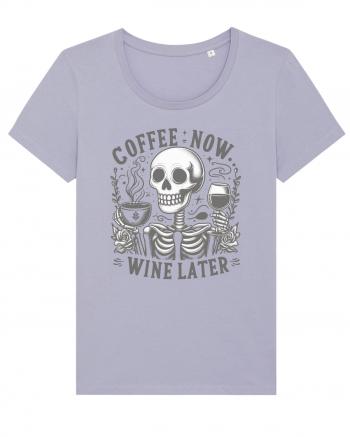 Coffee Now Wine Later Lavender