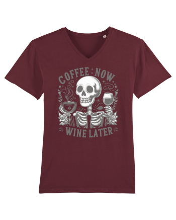 Coffee Now Wine Later Burgundy