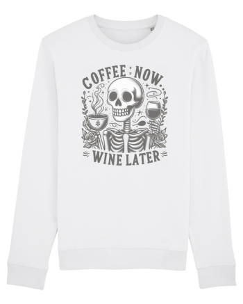 Coffee Now Wine Later White