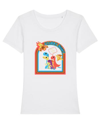 Funny Dinos White