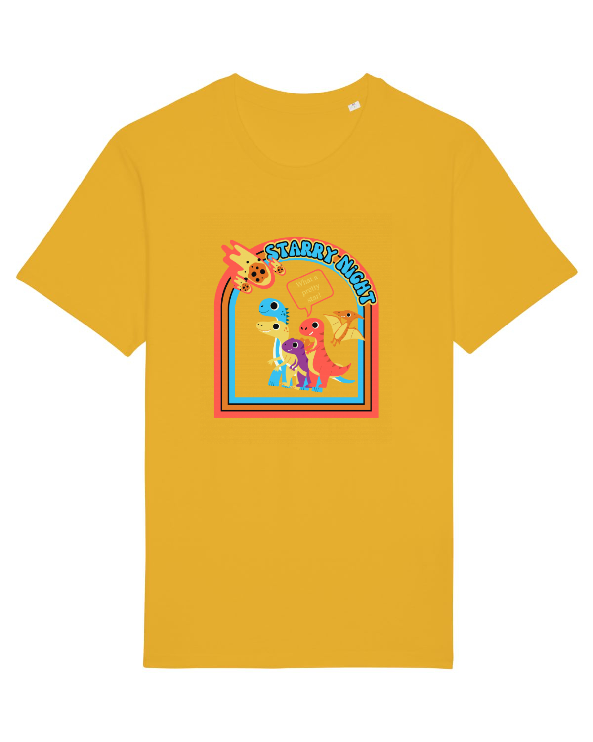 Tricou mânecă scurtă Unisex Rocker Spectra Yellow