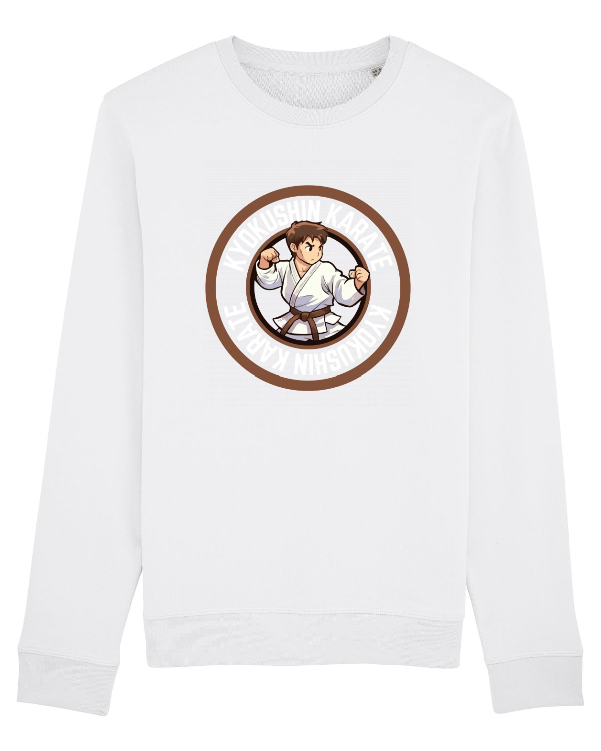 Bluză mânecă lungă Unisex Rise White