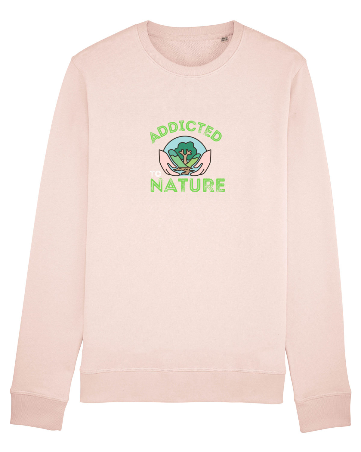 Bluză mânecă lungă Unisex Rise Candy Pink