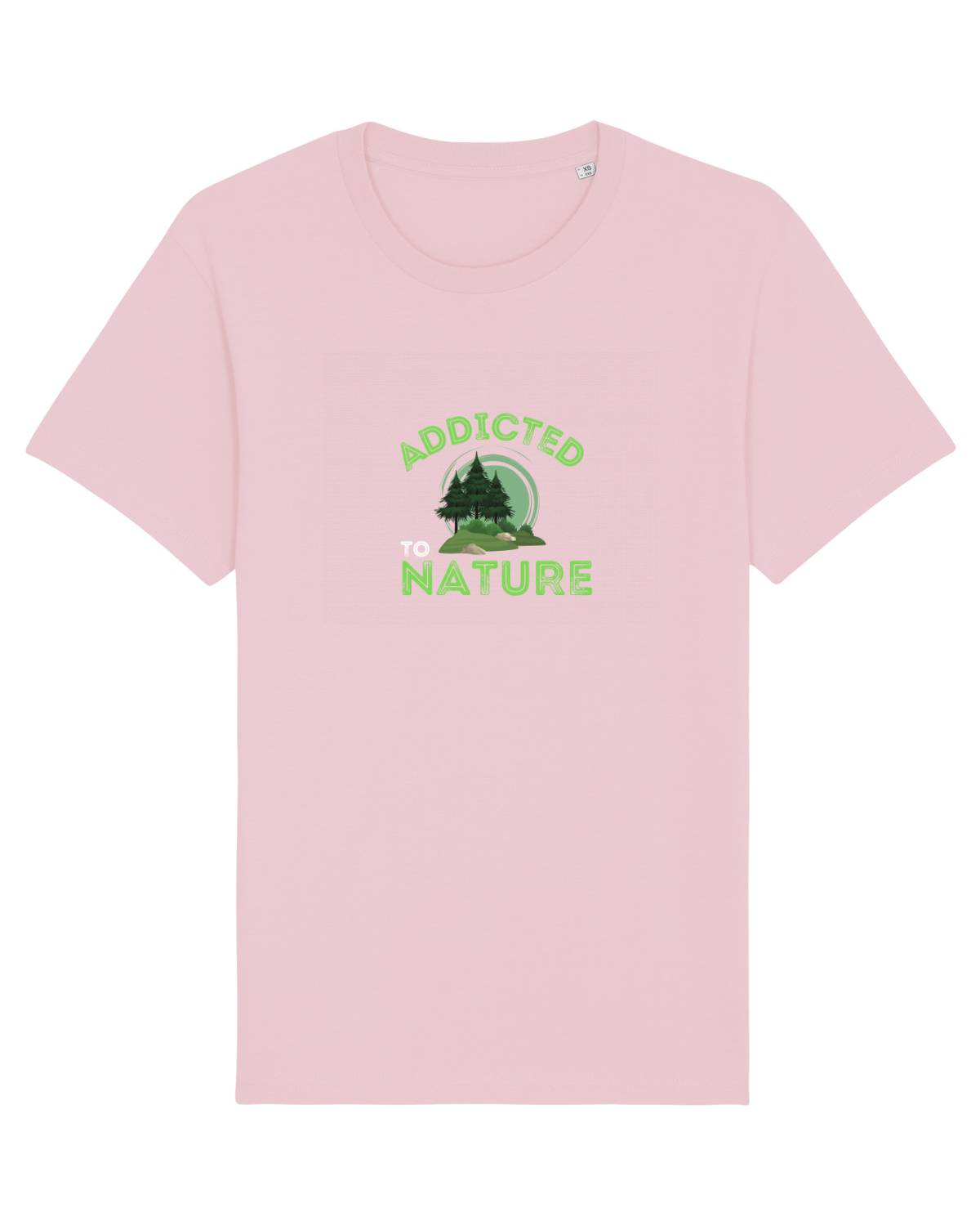 Tricou mânecă scurtă Unisex Rocker Cotton Pink