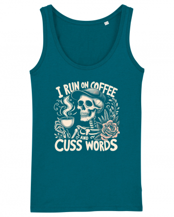 I Run On Coffee and Cuss Words Ocean Depth
