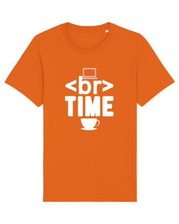 Funny Coding Bright Orange