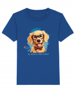 MIAU! DA, VORBESC LIMBI STRAINE - Retriever Tricou mânecă scurtă  Copii Mini Creator