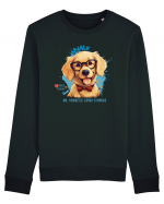 MIAU! DA, VORBESC LIMBI STRAINE - Retriever Bluză mânecă lungă Unisex Rise