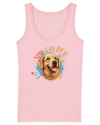 STAY GOLDEN - Golden Retriever Cotton Pink