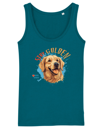 STAY GOLDEN - Golden Retriever Ocean Depth