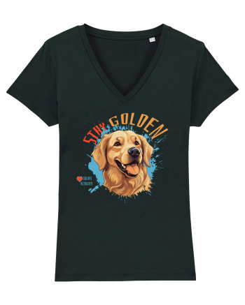 STAY GOLDEN - Golden Retriever Black