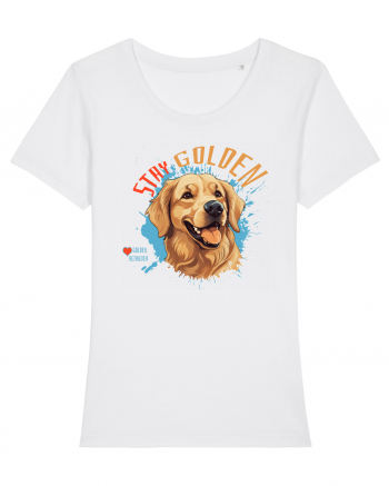 STAY GOLDEN - Golden Retriever White