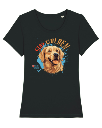 STAY GOLDEN - Golden Retriever Black