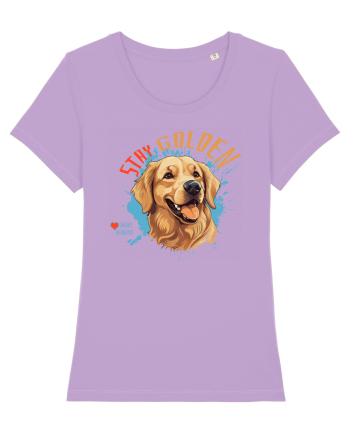STAY GOLDEN - Golden Retriever Lavender Dawn