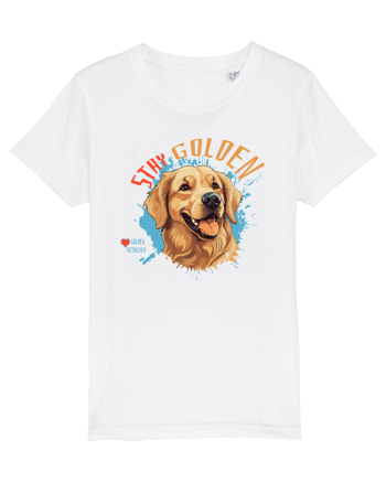 STAY GOLDEN - Golden Retriever White