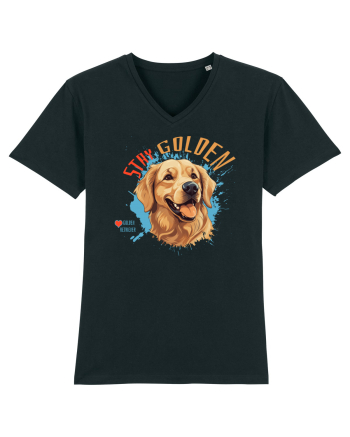 STAY GOLDEN - Golden Retriever Black