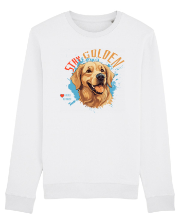 STAY GOLDEN - Golden Retriever White