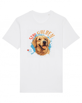 STAY GOLDEN - Golden Retriever White