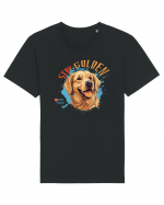 STAY GOLDEN - Golden Retriever Tricou mânecă scurtă Unisex Rocker