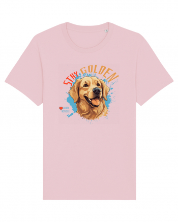 STAY GOLDEN - Golden Retriever Cotton Pink