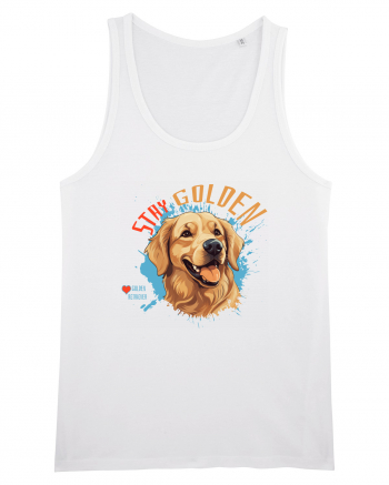 STAY GOLDEN - Golden Retriever White