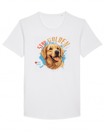 STAY GOLDEN - Golden Retriever White