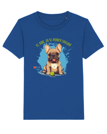 NU SE ARUNCA SINGURA - Bulldog Francez Majorelle Blue