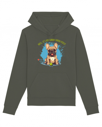 IT`S NOT GONNA THROW ITSELF - French Bulldog Khaki