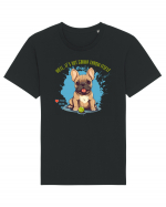 IT`S NOT GONNA THROW ITSELF - French Bulldog Tricou mânecă scurtă Unisex Rocker