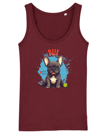 NU -  Bulldog Francez Burgundy