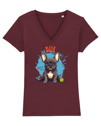 NU -  Bulldog Francez Burgundy