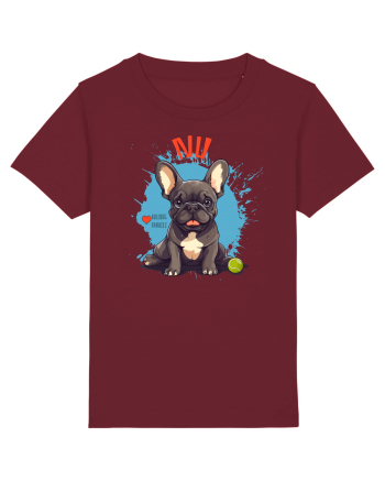 NU -  Bulldog Francez Burgundy